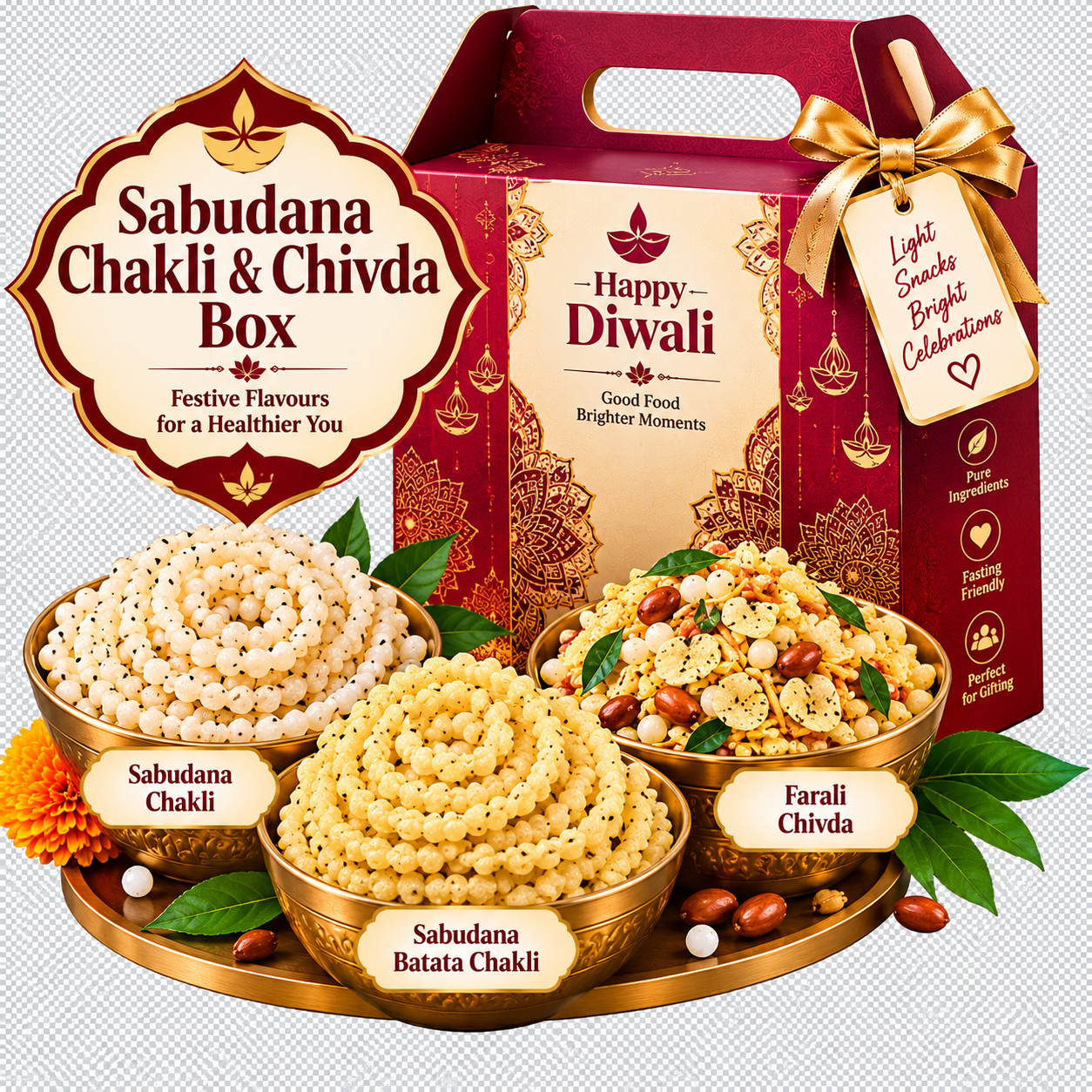 Sabudana Chakli & Chivda Box