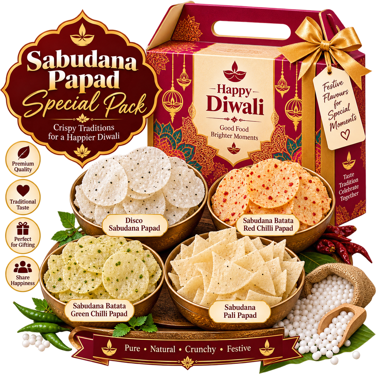 Sabudana Papad Special Pack