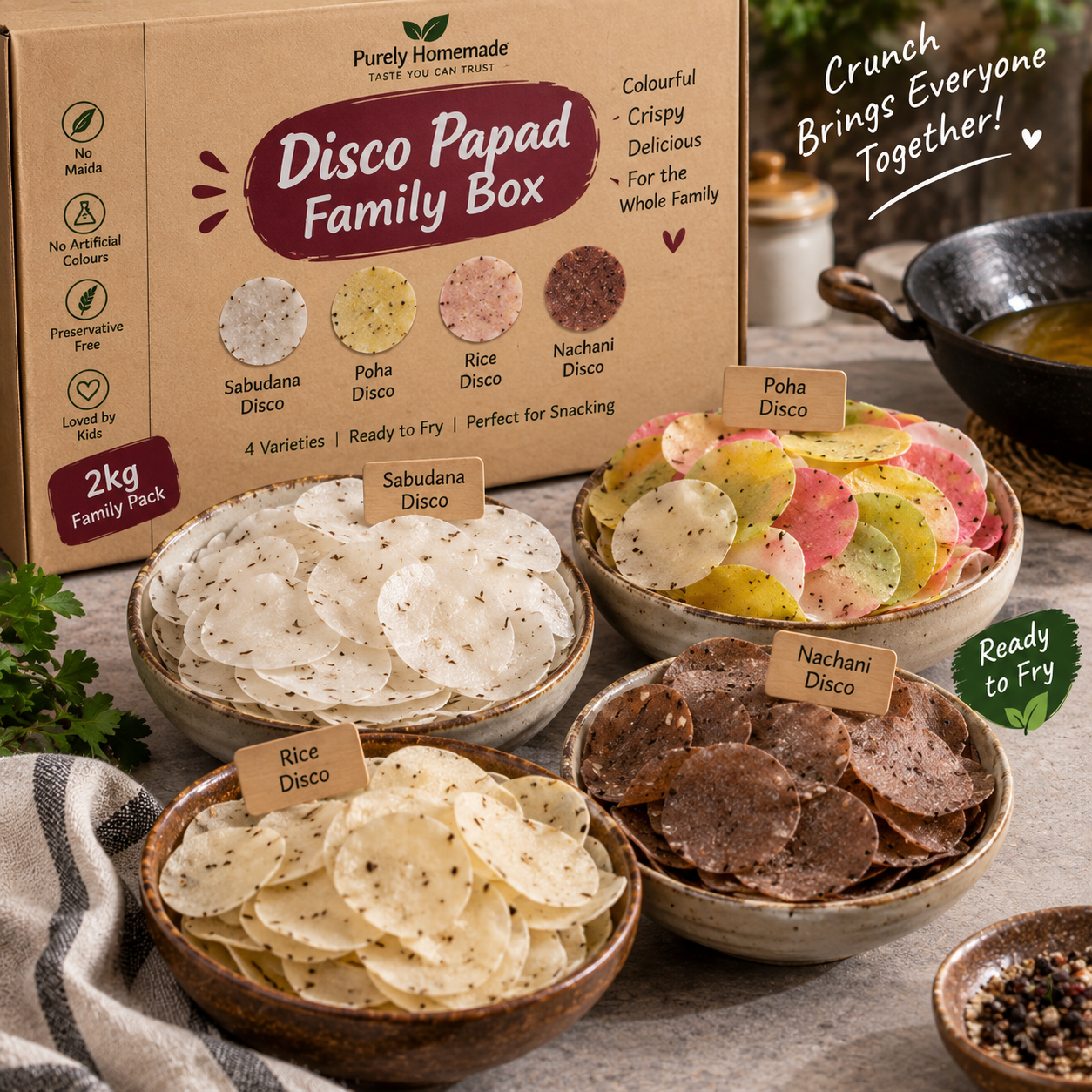 Disco Papad Family Box
