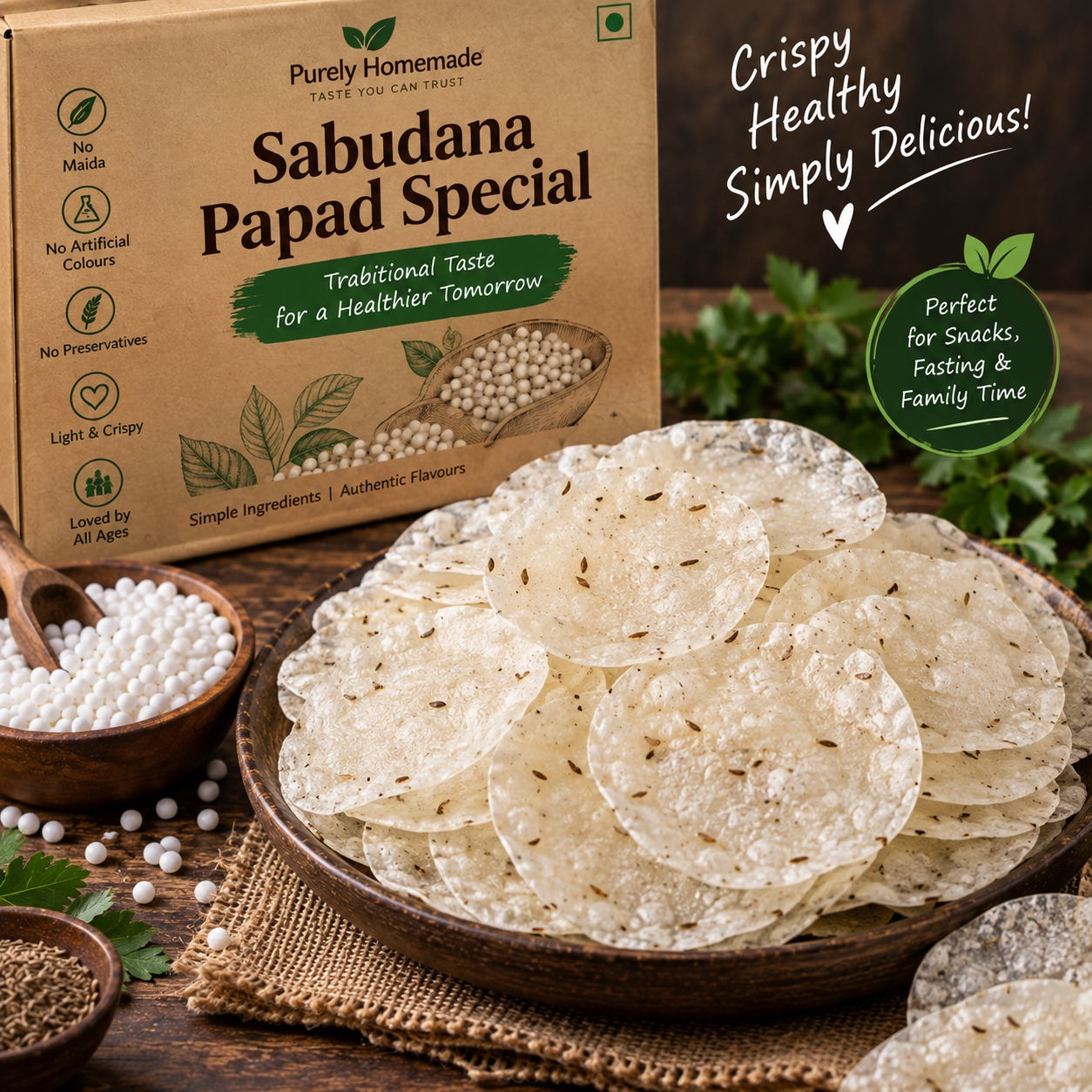 Sabudana Papad Special