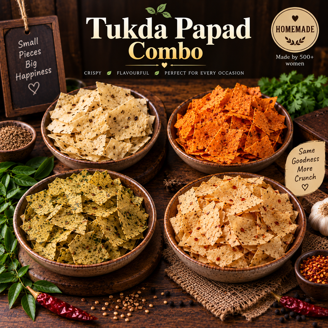 Tukda Papad Combo