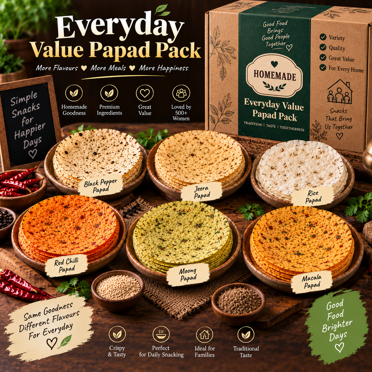 Everyday Value Papad Pack