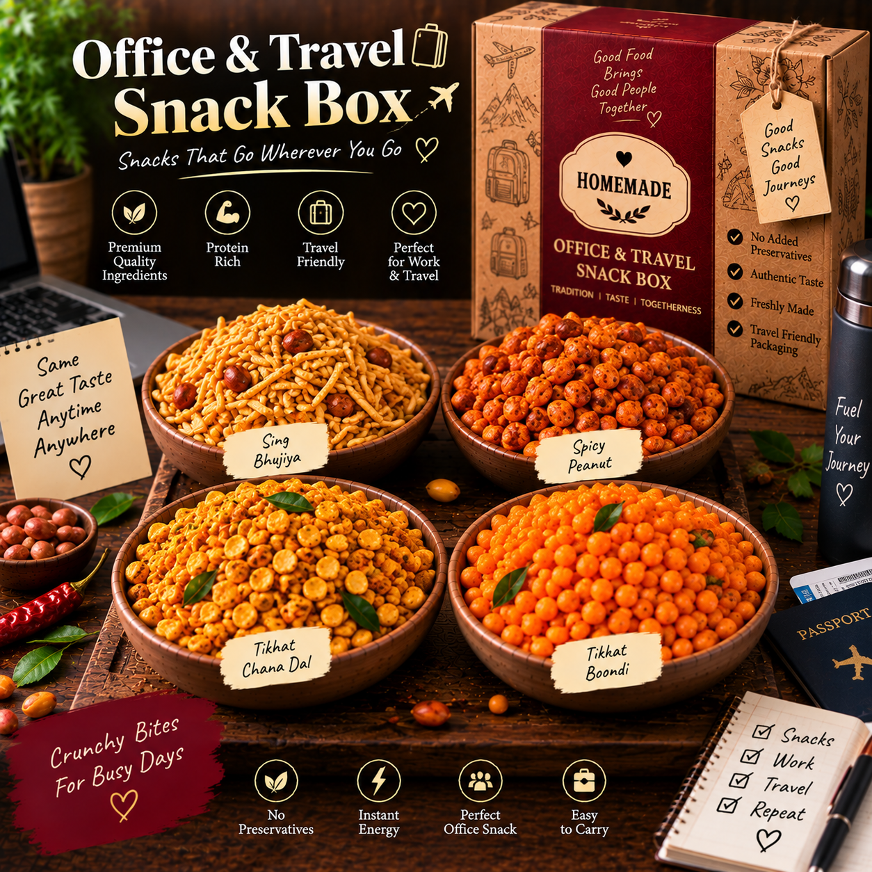 Office & Travel Snack Box