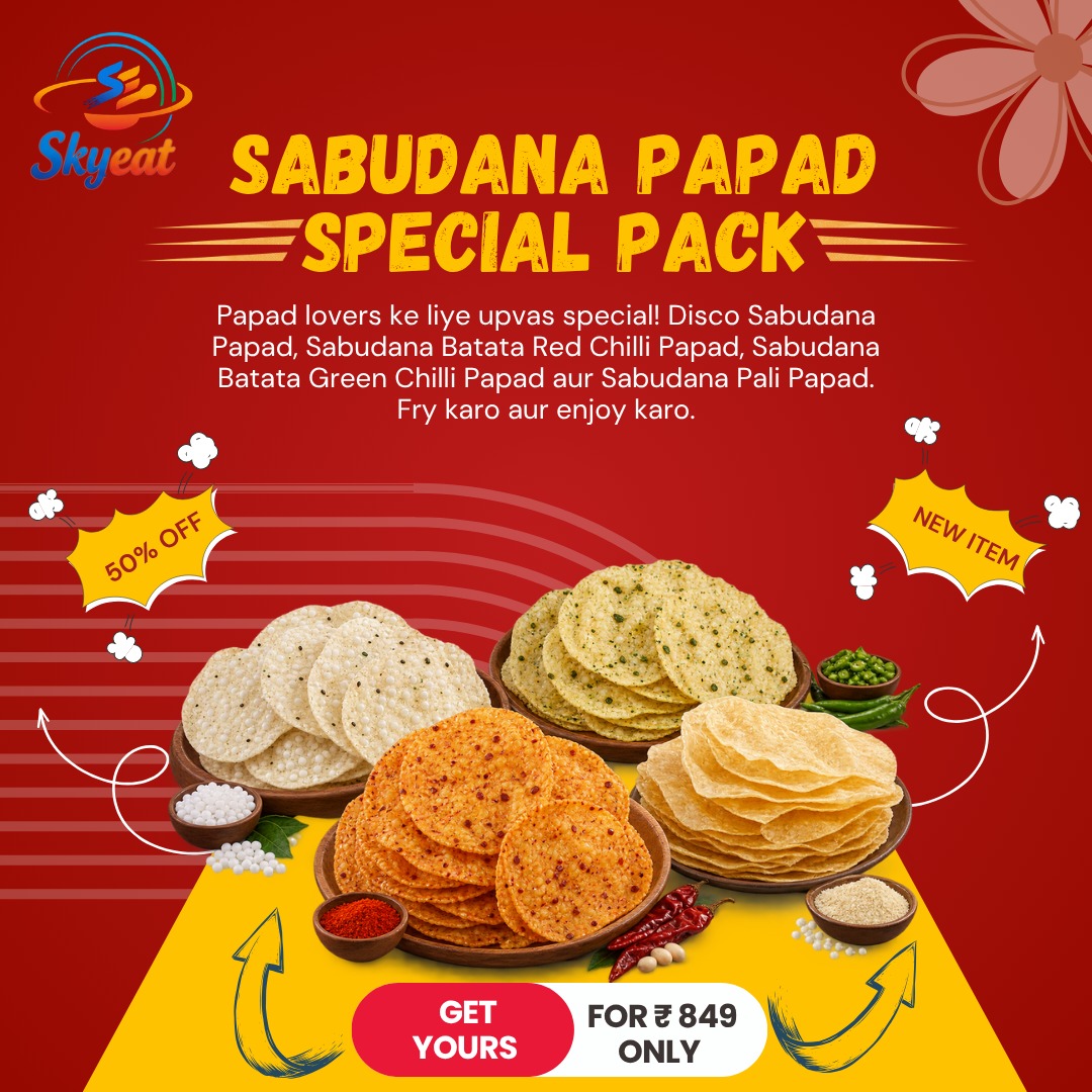 Sabudana Papad Special Pack