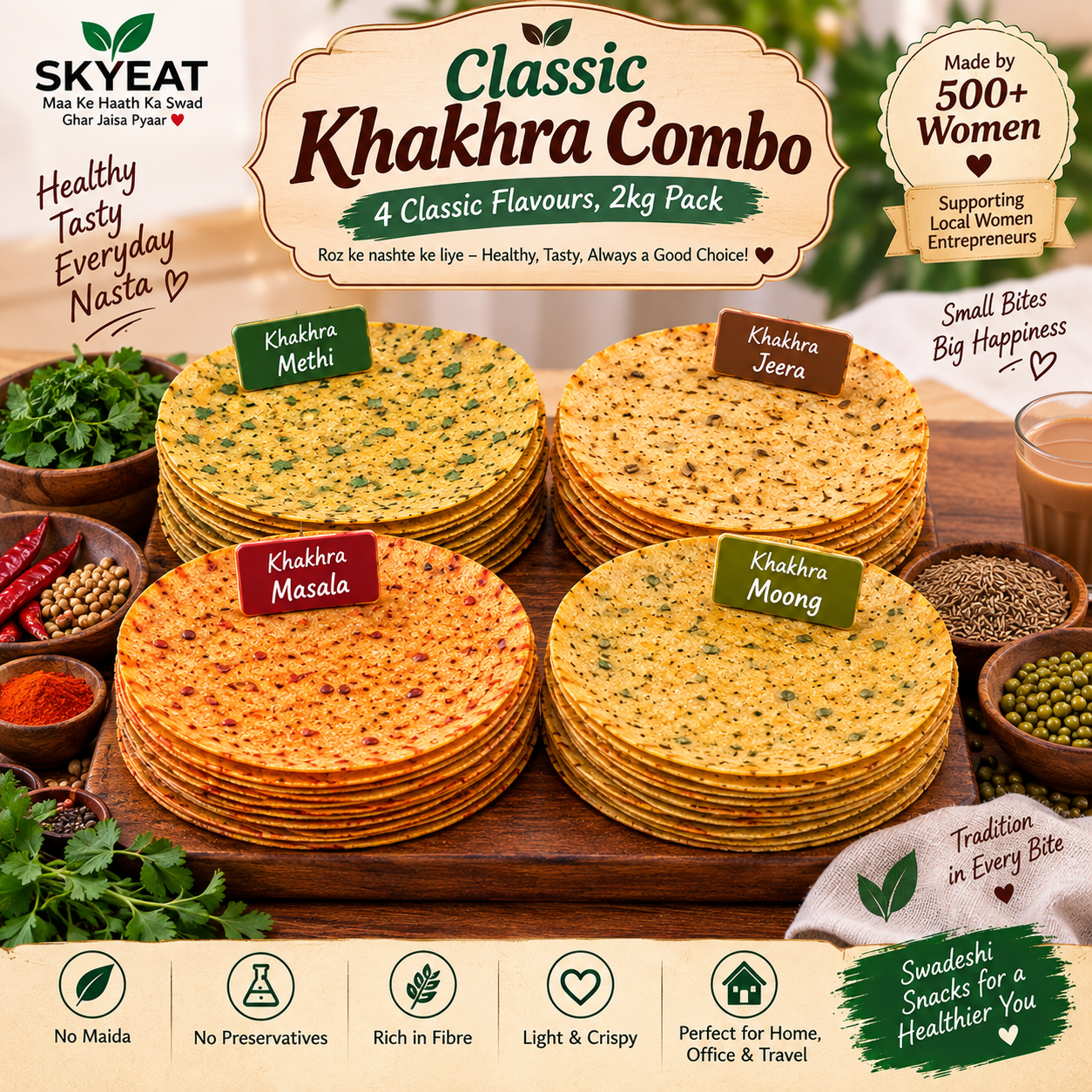 Classic Khakhra Combo