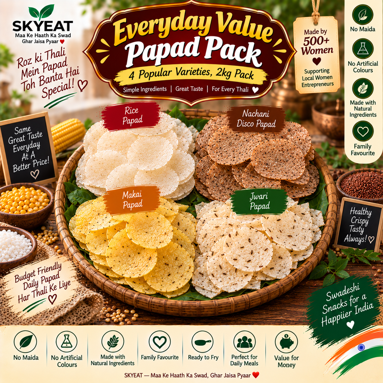 Everyday Value Papad Pack